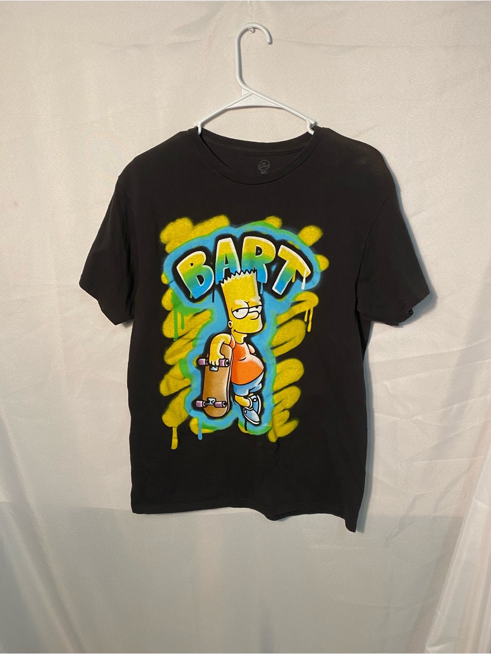 The Simpsons Bart Graphic Tee - Black